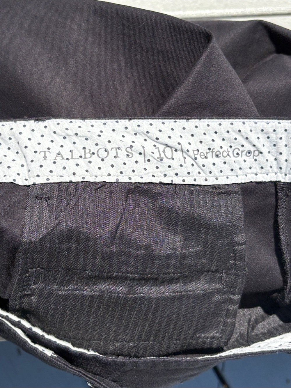 Talbots Perfect Crop Pants Size 10 - Picture 7 of 8